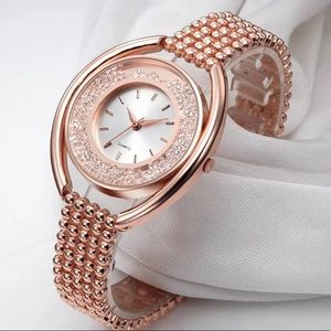 New! Elegant Rose Gold Hand Crafted Women’s Watch